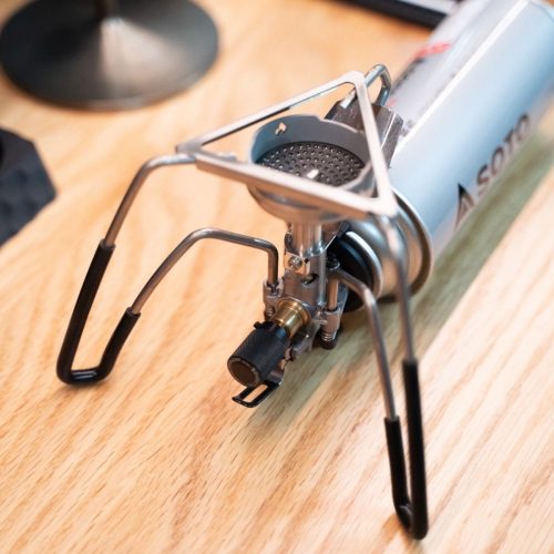 Titanium Tri-Pod Stove Stand – Moka Pot & Cookware Support for Soto/Optimus/Evernew