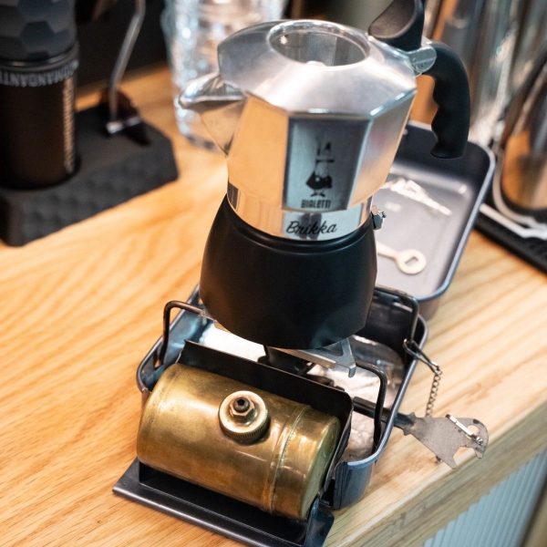 Titanium Tri-Pod Stove Stand – Moka Pot & Cookware Support for Soto/Optimus/Evernew