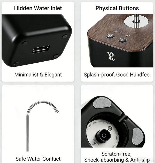 MINGZHAN USB Rechargeable Water Dispenser Pump