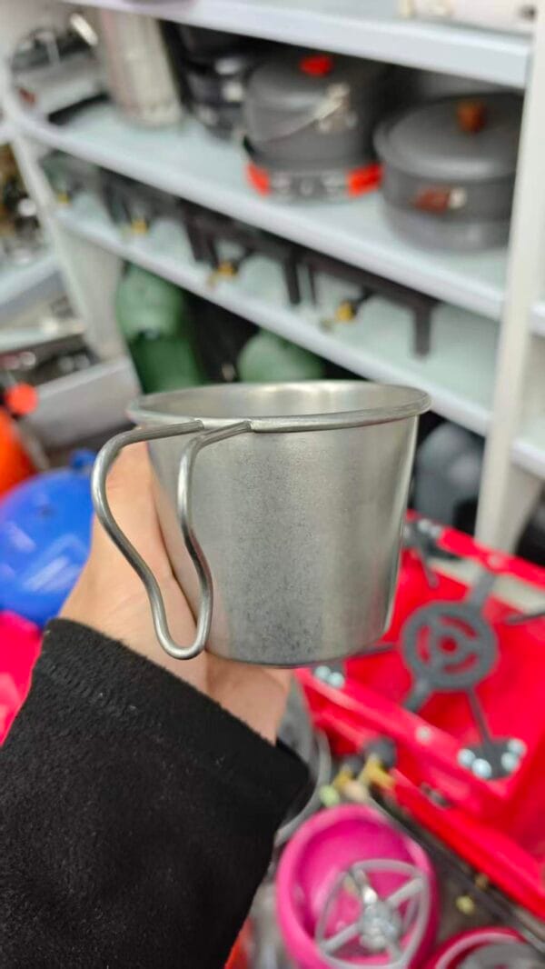 微信图片_20260513112434 Camel Crown Vintage Sierra Cup - 304 Stainless Steel for Outdoor Camping, Portable Hiking & Coffee Mug