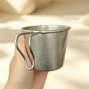 Vintage Stainless Steel Sierra Cup - 350ml Hanging Handle Camping Mug